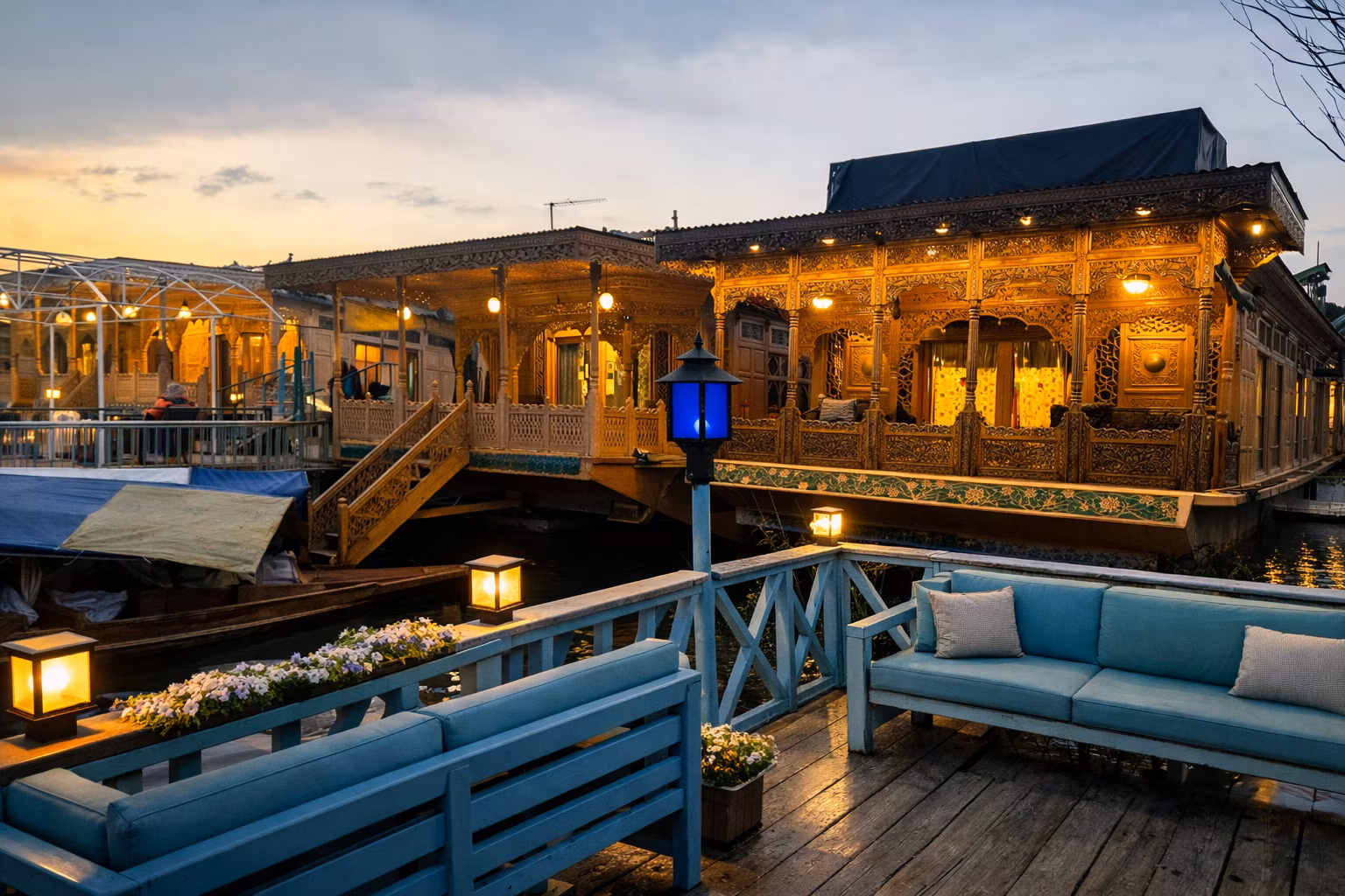 Houseboat view 1